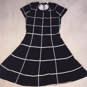 Black and white dress